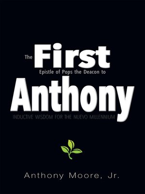 cover image of First Anthony